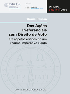 cover image of DAS AÇÕES PREFERENCIAIS SEM DIREITO DE VOTO